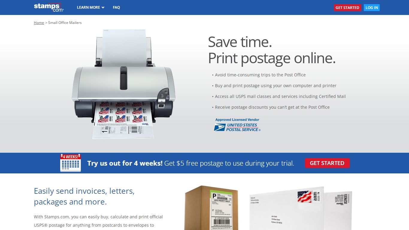 Stamps.com - Print Postage, USPS Online Postage